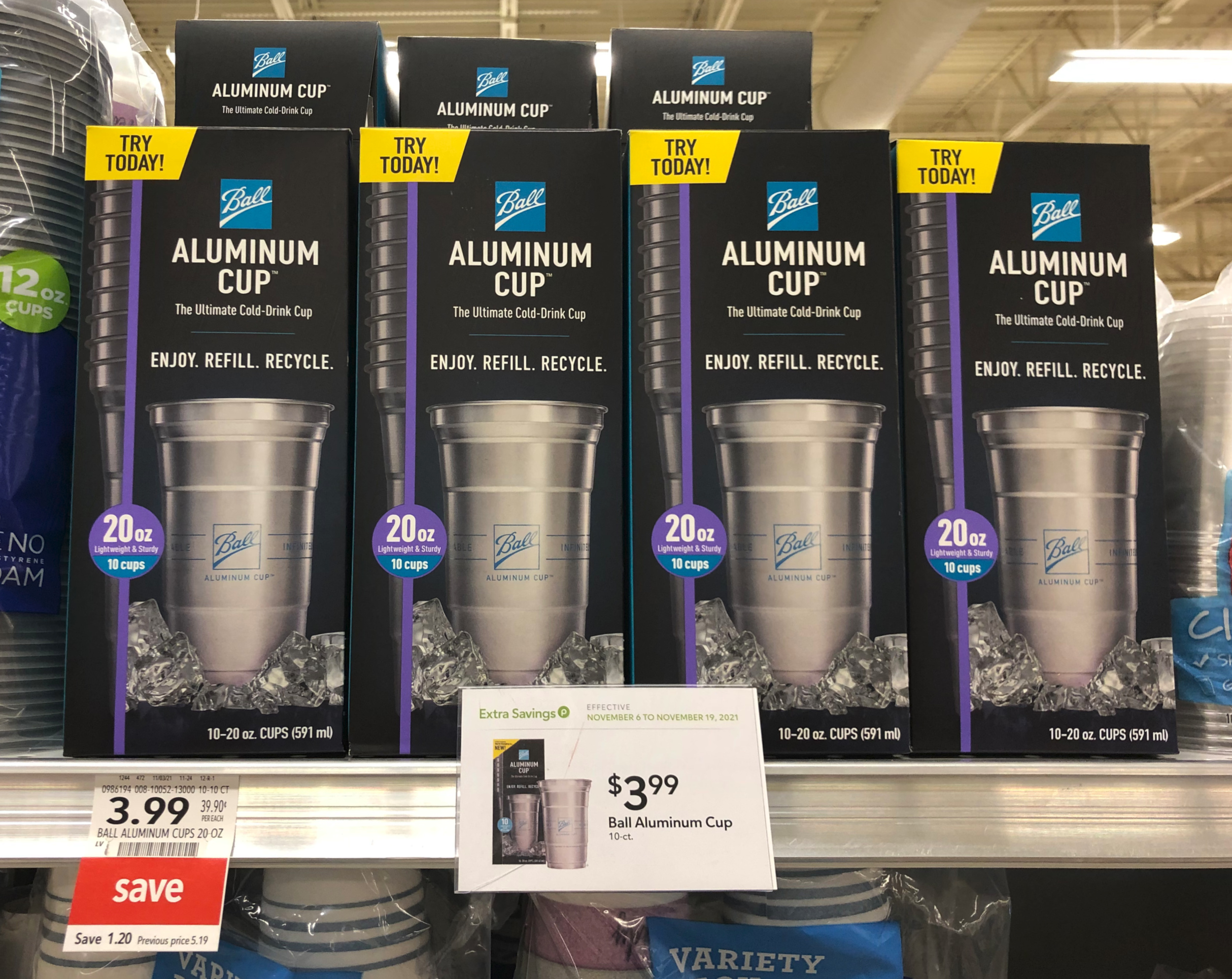 Ball Aluminum Cup 10 ct - Just $2.99 At Publix on I Heart Publix