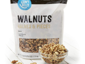 Happy Belly California Walnuts Halves and Pieces 40oz as low as $9.15 Shipped Free (Reg. $14.07) | Amazon Brand