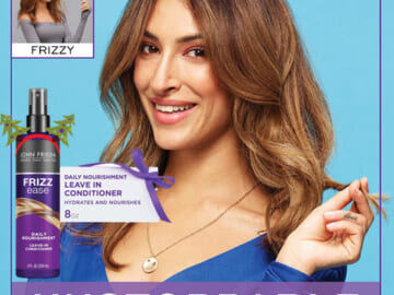 John Frieda Frizz Ease Conditioner for Daily Hair Nourishment as low as $4.76 Shipped Free (Reg. $9.49) | with Vitamin A, C, and E