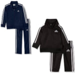 adidas Boys’ Tricot Jacket & Pant Clothing Set (Navy, Black) $22 (Reg. $30) | Sizes – 3, 6, 9, 12, 18 months!