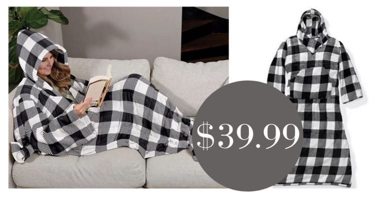 Wearable Weighted Snuggle Blanket for $39.99