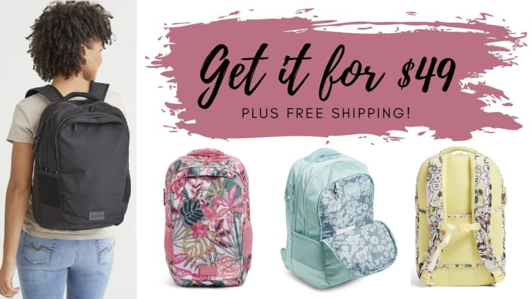 Vera Bradley | XL Backpack Only $49 Shipped!