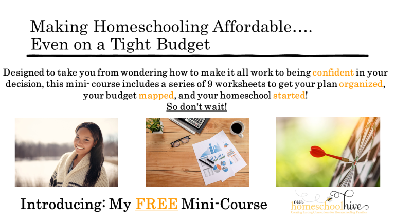 Free Mini-Course: Making Homeschooling Affordable