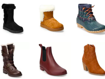 Women’s Boots only $16.99 at Kohl’s!