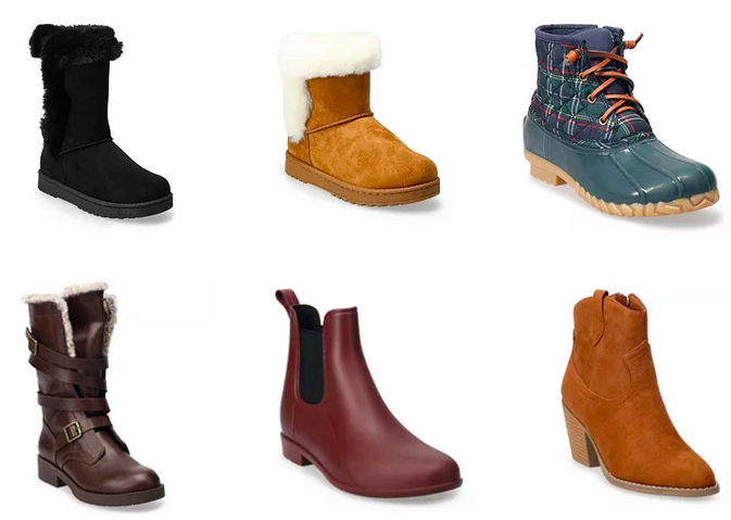 Women’s Boots only $16.99 at Kohl’s!