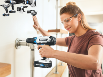 Walmart Black Friday! HART 20-Volt Cordless 5-Tool Combo Kit $138 Shipped Free (Reg. $193) – With (2) 1.5Ah Lithium-Ion Batteries and 16-inch Storage Bag