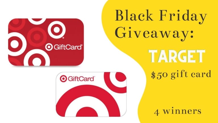 #3 Black Friday Giveaway | (4) Winners Get $50 Target Gift Cards