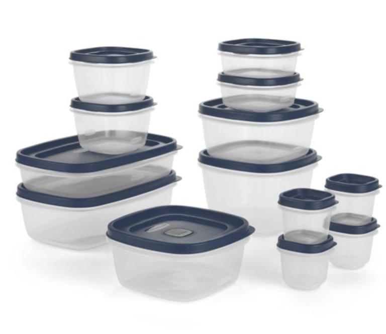 Rubbermaid EasyFindLids 26-Piece Food Storage Container Set for $7!