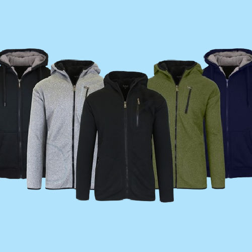 Today Only! 2 Pack Assorted Sherpa Hoodies for Men $29.99 (Reg. $55) – $15 Each! + Sherpa Hoodies for Women + $2.33 Gloves, $4.50 Beanies + More Sherpa & Fleece Apparel