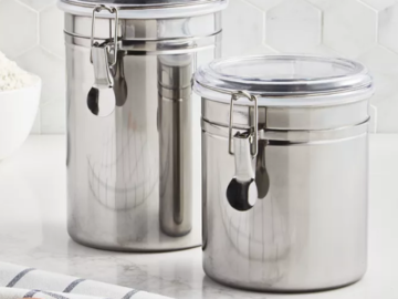 Macy’s Black Friday! 2-Pack Martha Stewart Essentials Canisters $7.99 (Reg. $22)