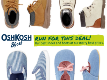 OshKosh B’gosh Black Friday! Baby & Kids Shoes from $6.36 (Reg. $36) + Free Shipping