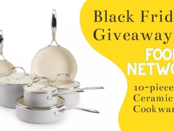 #6 Black Friday Giveaway | Food Network Ceramic Cookware Set