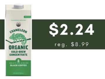 $2.24 Chameleon Organic Cold Brew Concentrate | Publix Deal