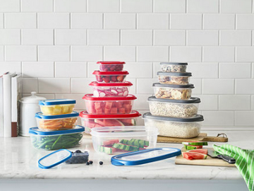 Farberware Vented Nesting 10-pc. Plastic Stackable Food Container