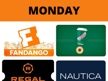 Amazon Cyber Monday! Gift Cards on Sale with codes! Regal, Krispy Kreme, Nautica, Fandango + MORE!!