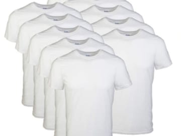 12-Pack Gildan Men’s Crewneck T-Shirts from $17 (Reg. $27+)- $1.42 Each + Long Sleeved Tees from $3.49 Each