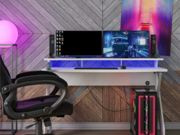 Today Only! Amazon Cyber Monday! Ergonomic Home Office or Gaming Table $144.48 Shipped Free (Reg. $299.99)