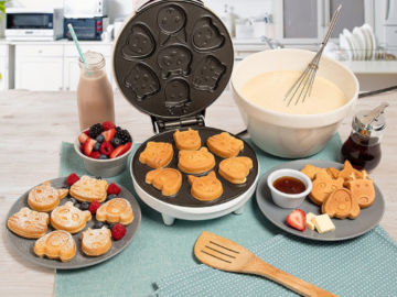 Today Only! Amazon Cyber Monday! Save BIG on Waffle Wow! Mini Animal Waffle Makers from $23.95 (Reg. $60)