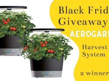 #9 Black Friday Giveaway | 2 Winners Get AeroGarden Harvest