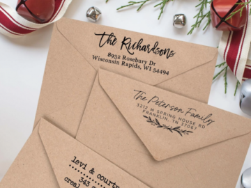 Personalized Self-Inking Address Stamps for $15.99 shipped!