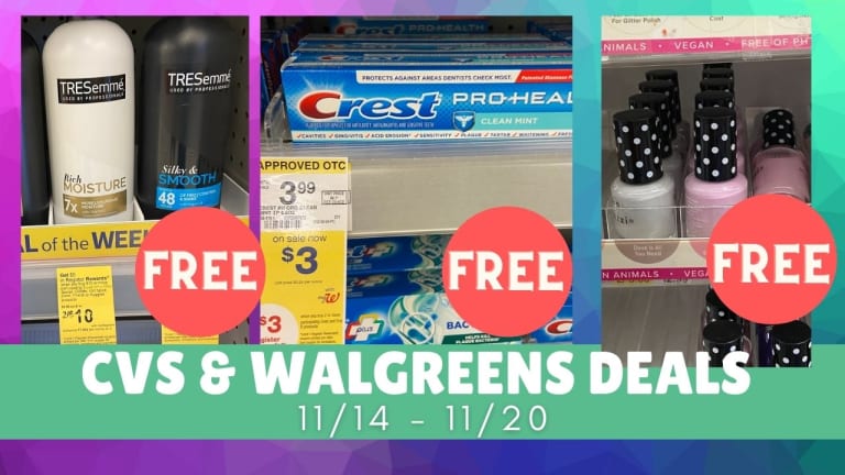 Video: Top CVS & Walgreens Deals 11/14-11/20