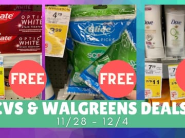 Video: Top CVS & Walgreens Deals 11/28-12/4