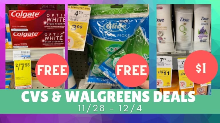 Video: Top CVS & Walgreens Deals 11/28-12/4