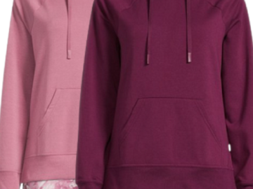 Athletic Works Women’s Soft Hooded Sweatshirt $12.98 (Reg. $15) | 10 Colors – XS to 3XL!