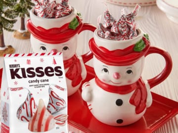 Bulk Bag of HERSHEY’S, KISSES, Candy Cane, Mint, and Candy with Candy Bits, 30.1 oz $9.34 (Reg. $11)