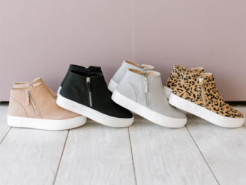 Today Only! Memory Foam Side Zip Sneakers $35.99 Shipped Free (Reg. $59) | 10 sizes & 4 colors