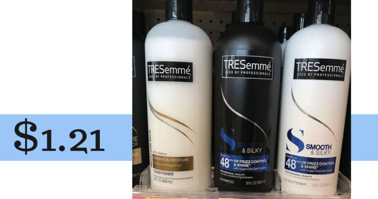 Get TRESemme Haircare Products as Low as $1.21