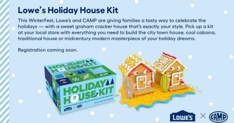 Free DIY Holiday House Kits