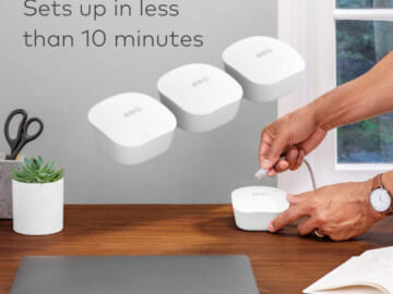 Today Only! 3-Pack Amazon Eero Mesh WiFi System $159 Shipped Free (Reg. $199) – 29K+ FAB Ratings! Router replacement for whole-home coverage