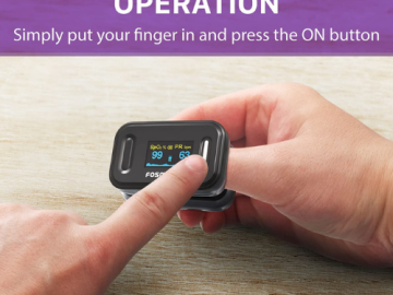 Portable OLED Finger Pulse Oximeter $11.99 (Reg. $29.99)