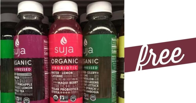 FREE Suja Organic Cold-Pressed Juice | Kroger Mega Deal