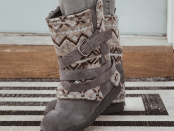 *HOT* Muk Luks Women’s Nikki Belt Wrapped Boots for $14.99 shipped! (Reg. $99!)