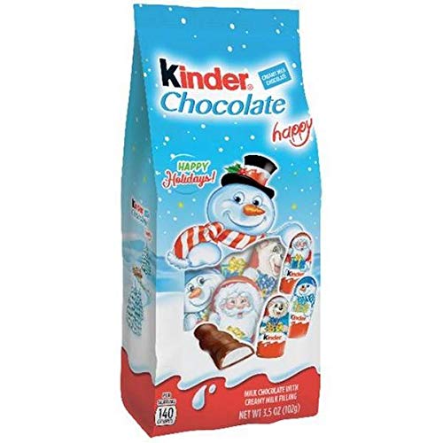 3.5 Oz Bag of Kinder Chocolate Happy Milk Chocolate, Assorted Holiday Characters $8 (Reg. $16) – FAB Ratings! Santa, Snowman, Polar Bear