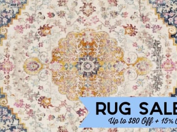 Rug Sale | Up to $80 Off + Get An Extra 15% off