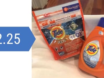 $2.25 Tide Pods & Liquid Detergent | Walgreens Laundry Deal
