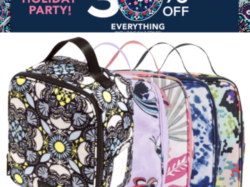 Today Only! Vera Bradley Lunch Bunch Bag $15 Shipped Free (Reg. $35) |  5 Color Options + 30% Off Everything!