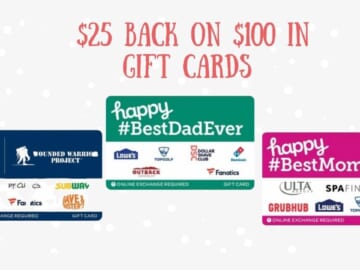 $25 Back on Happy Gift Cards at Office Depot!!