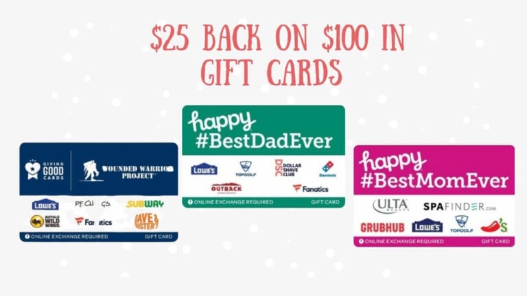 $25 Back on Happy Gift Cards at Office Depot!!