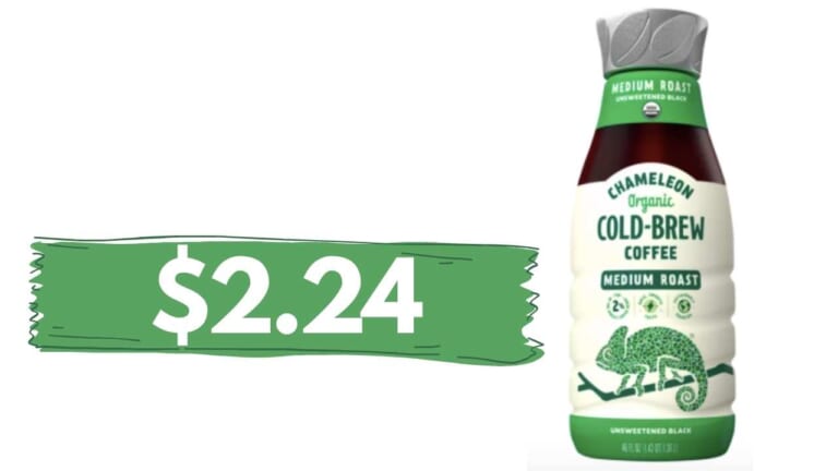 $2.24 Chameleon Organic Cold Brew Concentrate | Kroger Deal