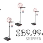 Kids Portable Basketball Hoop System for $89.99 shipped