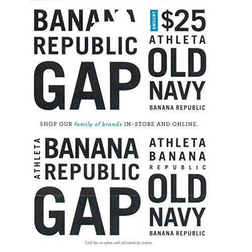 Today Only! Gap Options (Multibrand) Gift Card $20 (Reg. $25+) – FAB Ratings!