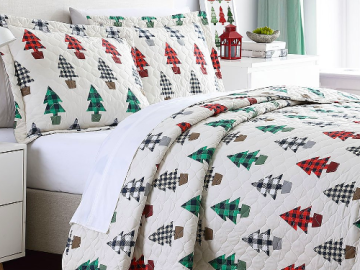 Holly-Jolly Quilt Set Deals
