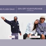 GAP | 50% Off + 10% Off Stacking Codes