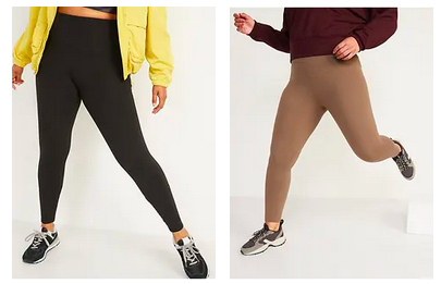 Old Navy: Women’s and Girl’s High Waisted PowerChill Leggings as low as $10!