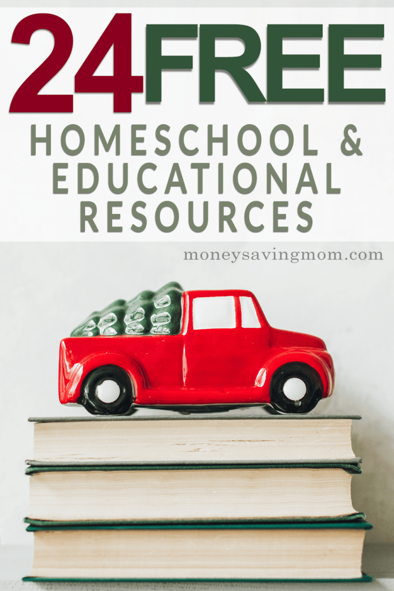 Free Homeschool Curriculum & Resources | Huge List of 24 Freebies!