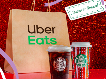 Uber Eats: Free $10 Promo Code with Starbucks Order!